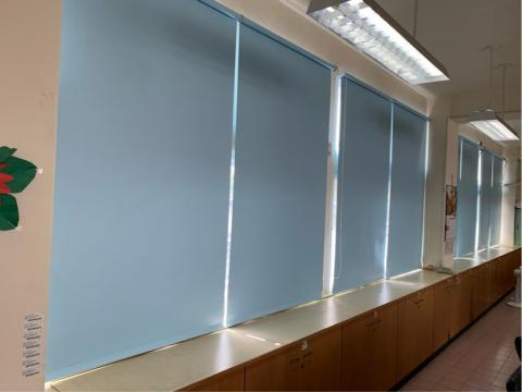 映襯窗簾 - 啟明學校導師室更換窗簾