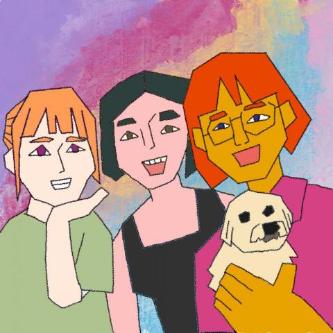 朱琪 - 抽象似顏繪