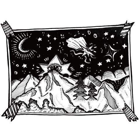 大羊飛行中 - 插畫設計 - 星想事成