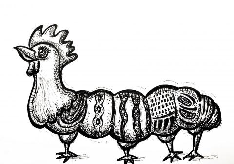 大羊飛行中 - 插畫設計 - 雞公蟲