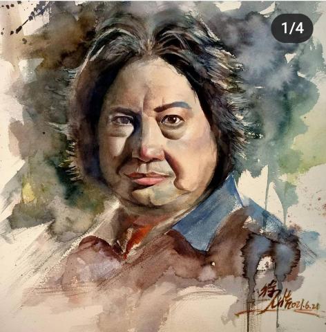 繪圖課程 - 洪金寶水彩