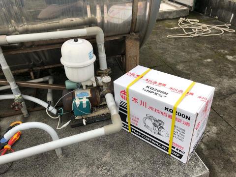 易遠水電 - 頂樓水塔加壓馬達更換