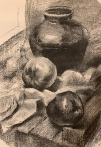 廖怡安 - 素描/炭筆