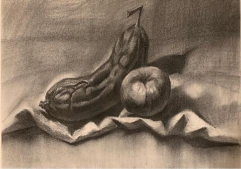 廖怡安 - 素描/炭筆