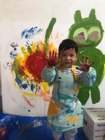 象牙塔彩繪設計_吳荻 - 兒童美術｜兒童壁畫