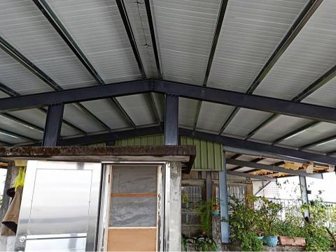 鉅霖鋼鋁工程行 - ➡️鋼骨結構安裝 角浪三合一板安裝 不銹鋼門安裝⬅️