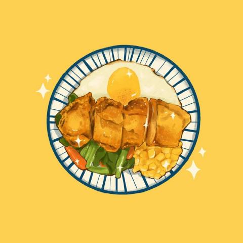 麻糬貓_MAJI cat  - 食物插圖