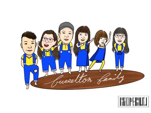 周宛妤 - 人像插圖(Q版)