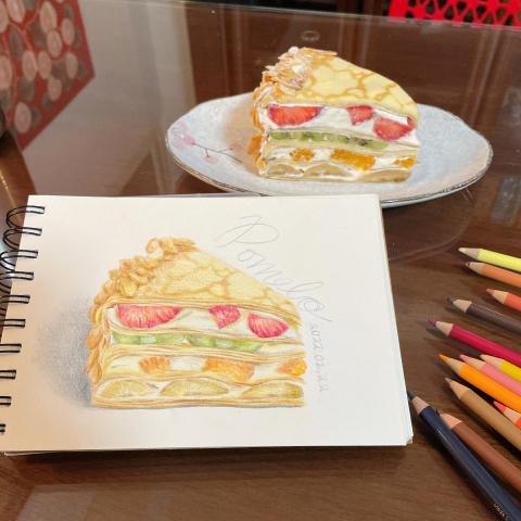洪佑萱 - 甜點插畫