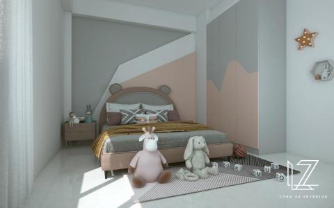 櫳澤室內空間設計 - 【 彰化 ‧  中悅園】
清晨，一道暖陽灑入家裡，讓人感到特別的溫暖和煦！
這道冬天清晨的曙光，彷彿象徵著一天新的開始。
坐在客廳的一隅，品嚐著咖啡，欣賞著新家的每個角落，一切都是這麼的美好！
此案客餐廳與主臥為現代輕奢風格。現代風格往往以黑、白、灰等低彩度色彩配色，容易顯得冰冷；而輕奢風格的家飾就像是灑入家裡的那道暖陽般，為現代風格帶入一絲的溫暖、沈穩，空間感溫馨大氣、奢而不華。
兩間小孩房則都