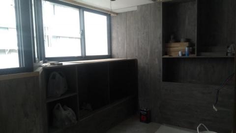 陳先生 - 畸零窗邊木作包覆及櫃體床頭櫃