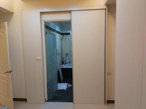 精品廚具.系統櫃 - 推拉門，隱藏洗手間