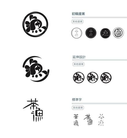 Nora - 茶漁（飲料店視覺設計）- LOGO設計