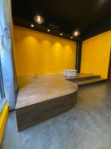 陳宇謙 - 木作架高地板，內跑管線水管，屋主想做客人工作室的泡腳放鬆區