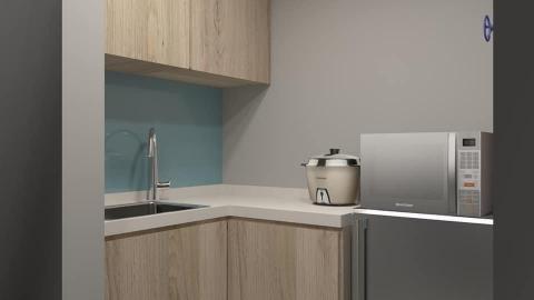 藝美系統裝修 - 公司行號茶水間翻新-3D