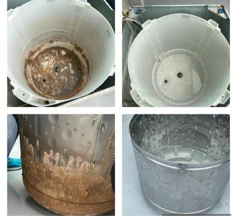 頤禾企業社 - 清洗洗衣機前後的差異