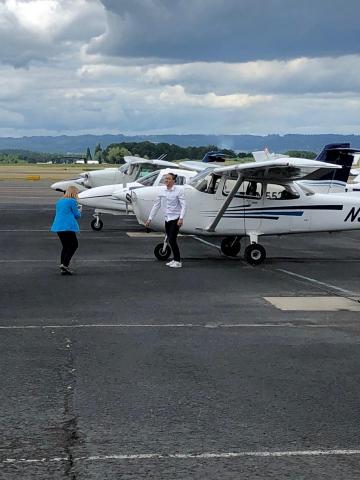 林瑜 - 考取私人飛行執照