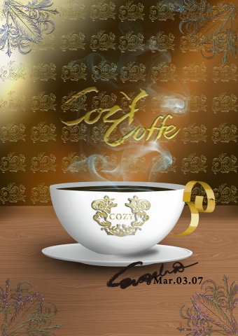 Evangelina Huang - 以巴洛克風格呈現的咖啡廳視覺感