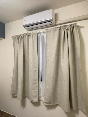 阿翔居家水電修繕 - 客人自備窗簾，安裝窗簾