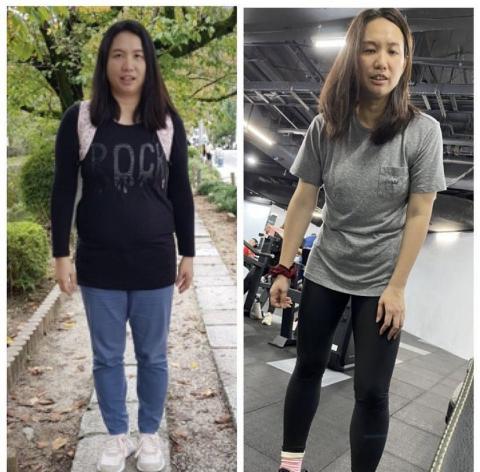 私人教練Dylan - 學員兩個月減脂紀錄