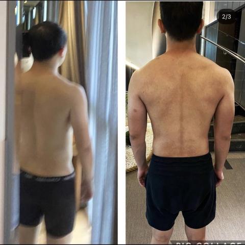 私人教練Dylan - 學員三個月增肌