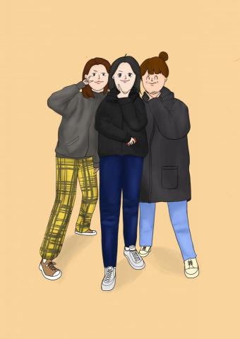 猶 - 似顏繪（團體）