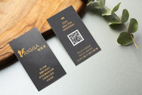 牽翊之境Qianyiland - Logo /名片設計，女神意象，延伸至服裝特色與高級質感格調