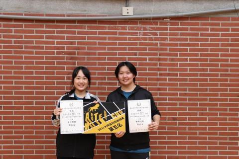 羅愷忻 - 大師盃女雙第五名