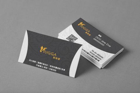 牽翊之境Qianyiland - Logo /名片設計，女神意象，延伸至服裝特色與高級質感格調