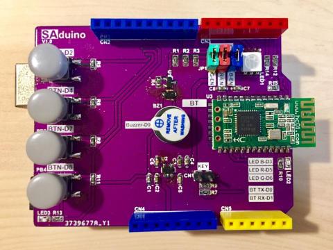 祥云設計 - 【2021年開發產品-客製PCB專案】
※ HC-08 藍芽模組(可支援iOS和Andriod)
    HC-08 Bluetooth Module(support iOS and Andriod)