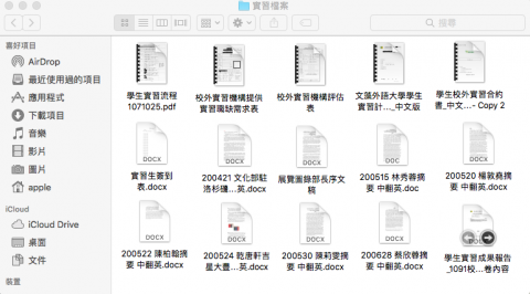 利庭葦 - 我在2021年暑假在翻譯社進行暑期實習，而這些是我所翻譯的文件及檔案畫面。