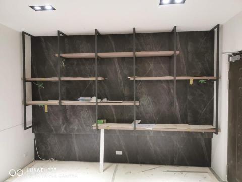 隆都營造 - 白鐵烤漆件-層板架