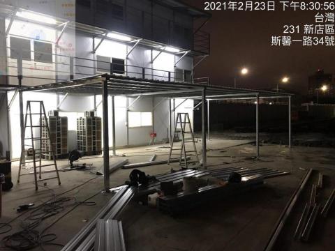 隆都營造有限公司 - 鋼棚