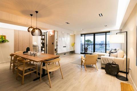 吳小姐 - 人文木質風住宅作品