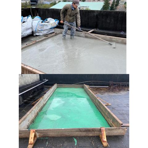 石坤儒 - PU防水施工>新建水塔機座