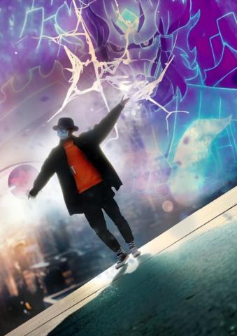 阿喨 - PhotoShop創意修圖_天台上的宇智波