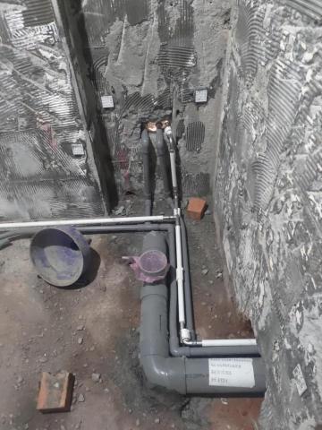 巢匠工程 - 浴室拆除改冷熱水,排水, 巢匠工程 - 浴室拆除改冷熱水,排水,