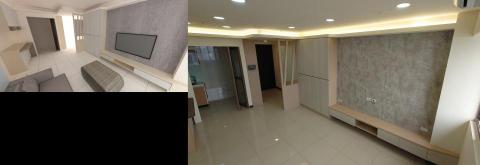 全佑室內裝修工程有限公司 - 3D圖與實際施作 全佑室內裝修工程有限公司 - 3D圖與實際施作