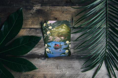 浮現設計 Present Design - 卡片設計、手繪插畫｜2021年回聲計畫聖誕明信片