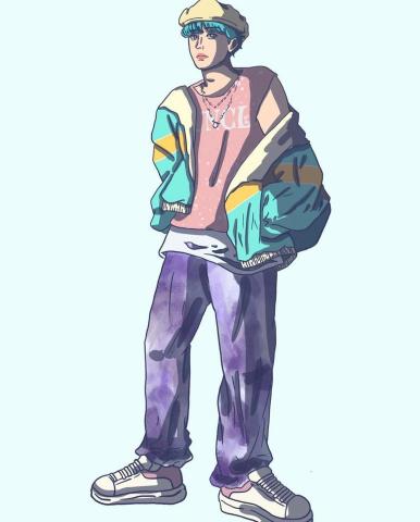 安妮 - 穿搭繪畫