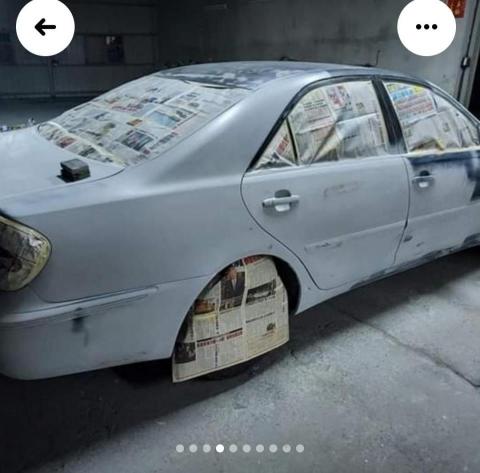 小許團隊汽車買賣專業烤漆鈑金 - 原本銀色系 客戶想買台黑色系轎車 經過團隊分析 客戶就花2萬5讓我們幫他圓夢 可在開個6.7年 圓滿