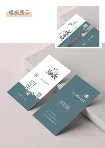 Dora'studio - 名片設計模擬圖