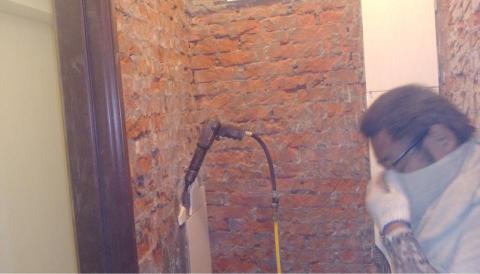 別墅、透天、規劃、統包 - 12。浴室牆體拆打磁磚、防水重新施工