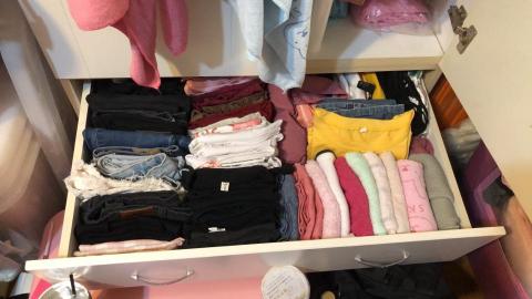 薇糖小舖 - 直立式折法，讓衣櫃更加一目瞭然