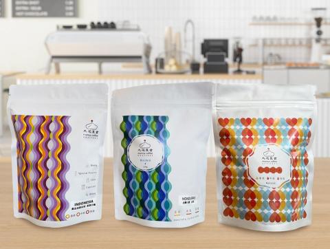 綻晴品牌研究所 - 丸花咖啡豆包裝設計： 現代感，兼具生活美學