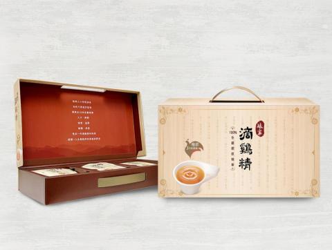 綻晴品牌研究所 - 娘家滴雞精：傳統娘家滴雞精的進化版，保留傳統的品牌形象，增加現代設計感