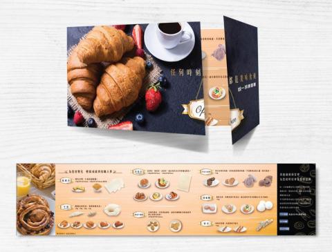 綻晴品牌研究所 - DM設計
高質感去呈現麵包的好食感