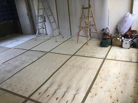 別墅、透天、規劃、統包 - 31。地面完工，保護。