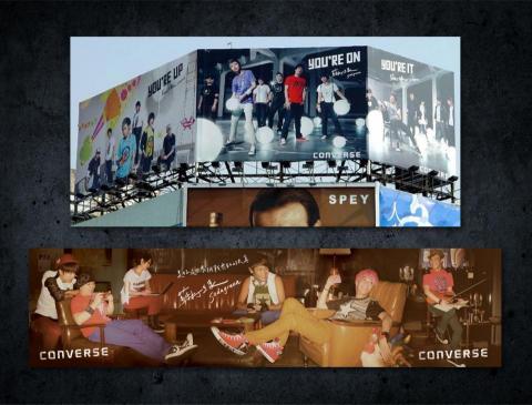 綻晴品牌研究所 - Converse一系列商品在西門町露出
