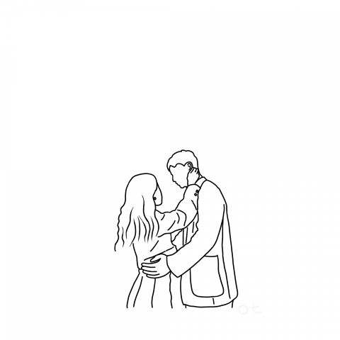 圈七 - 似顏繪-線條